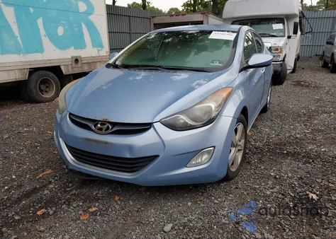 2012 Hyundai Elantra Gls (Ulsan Plant) from USA, damaged, VIN KMHDH4AE8CU173530